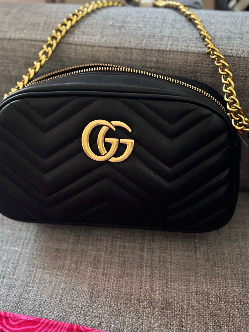 Hi fashion bag, Crossbody with six slots for cards and zipper pocket inside LMK